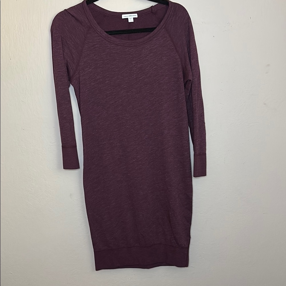James Perse Long Sleeve Raglan Sweater Dress size 1